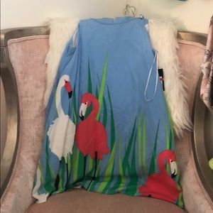 Crown & ivy flamingo dress.